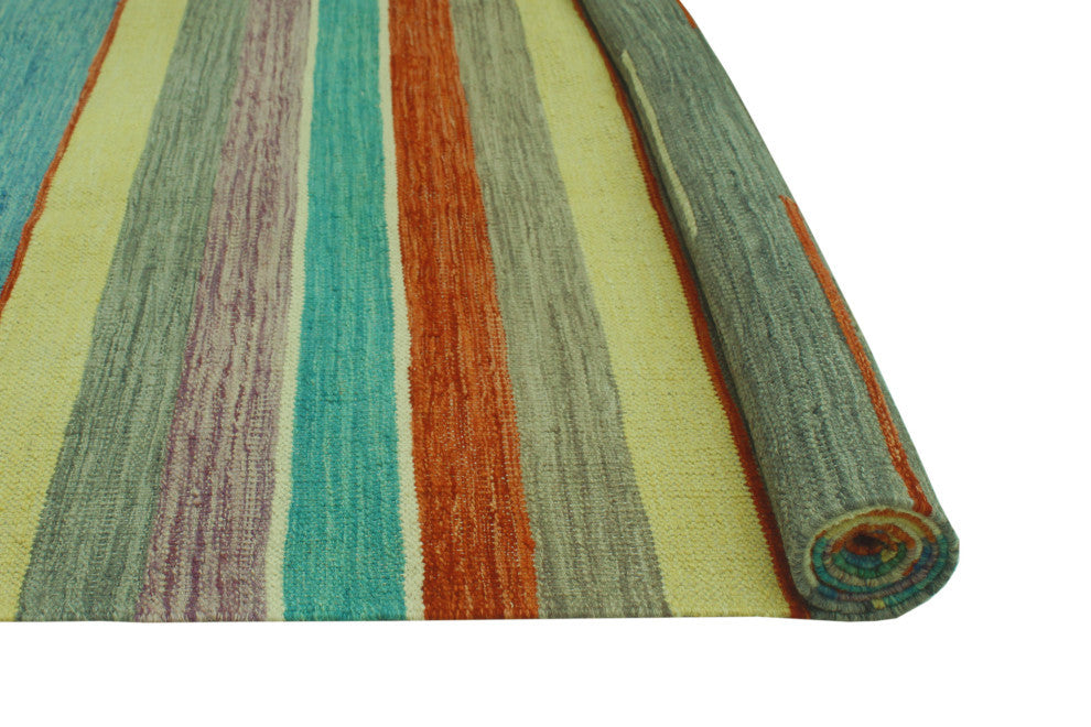 Winchester Kilim Floyd Gray/Ivory Runner, 2'8x9'9