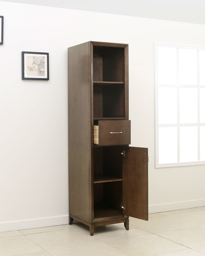 Legion Furniture Odette Side Cabinet, Antique Coffee