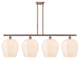Innovations 516-4I-AC-G461-12 4 Light 50" Island Light, Antique Copper