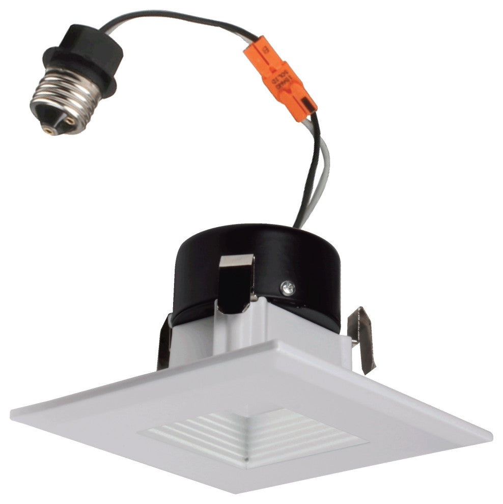 DQR Series 3 in. White Square LED Recessed Downlight in 3000K