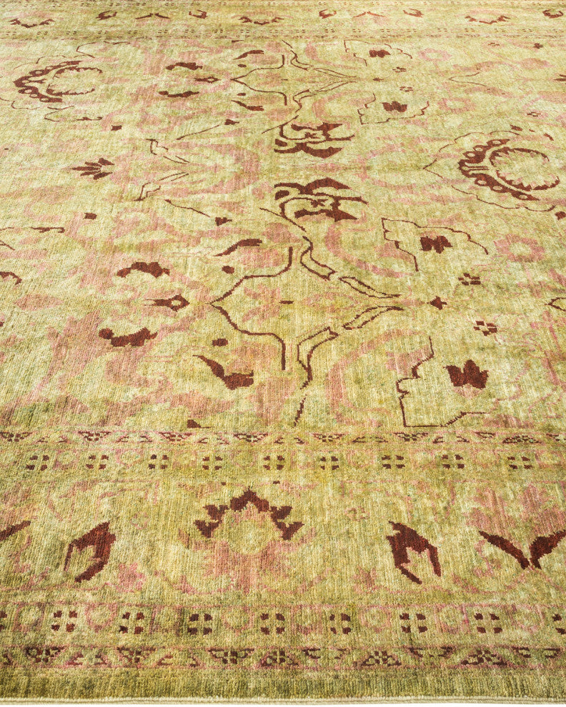 Kawlin One-of-a-Kind Hand-Knotted Area Rug Gray, 8'0"x10'9"