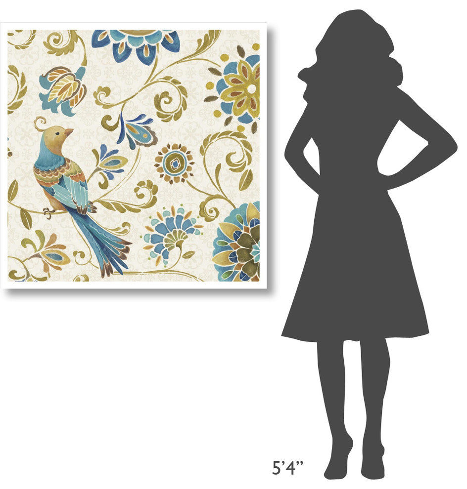 "Love Tales II" Digital Paper Print by Daphne Brissonnet, 38"x38"