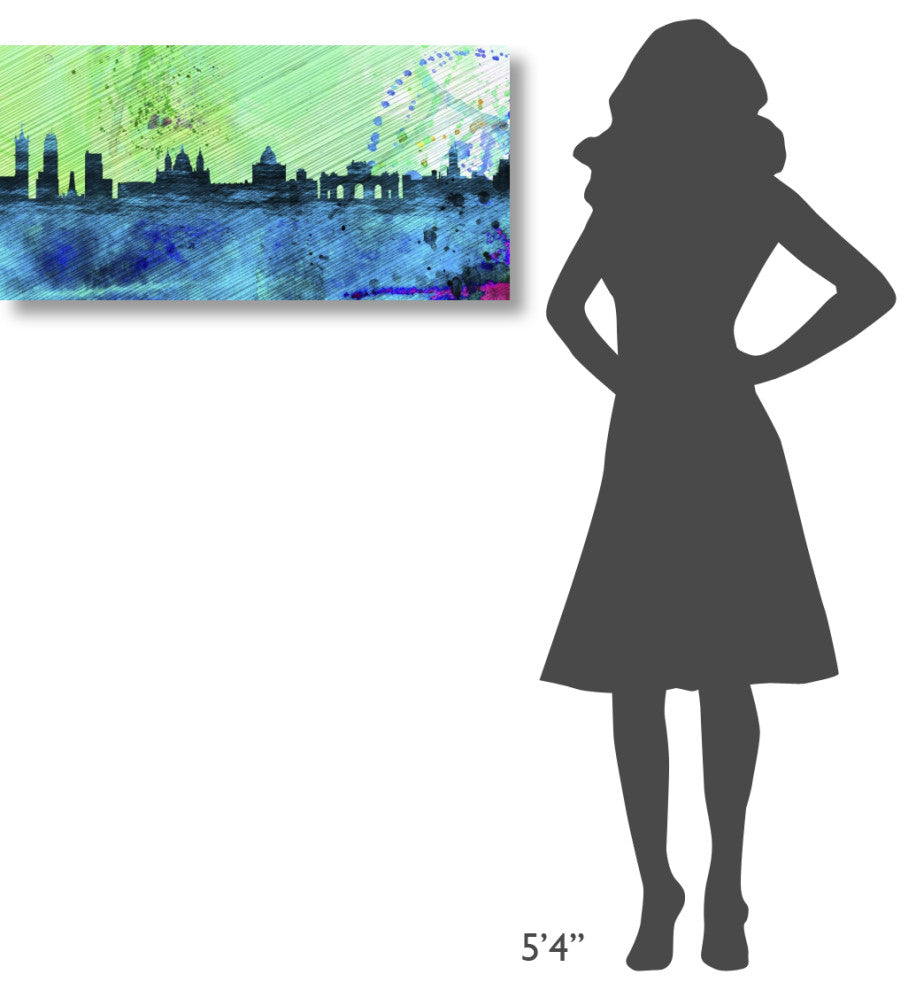 "Madrid City Skyline" Fine Art Print