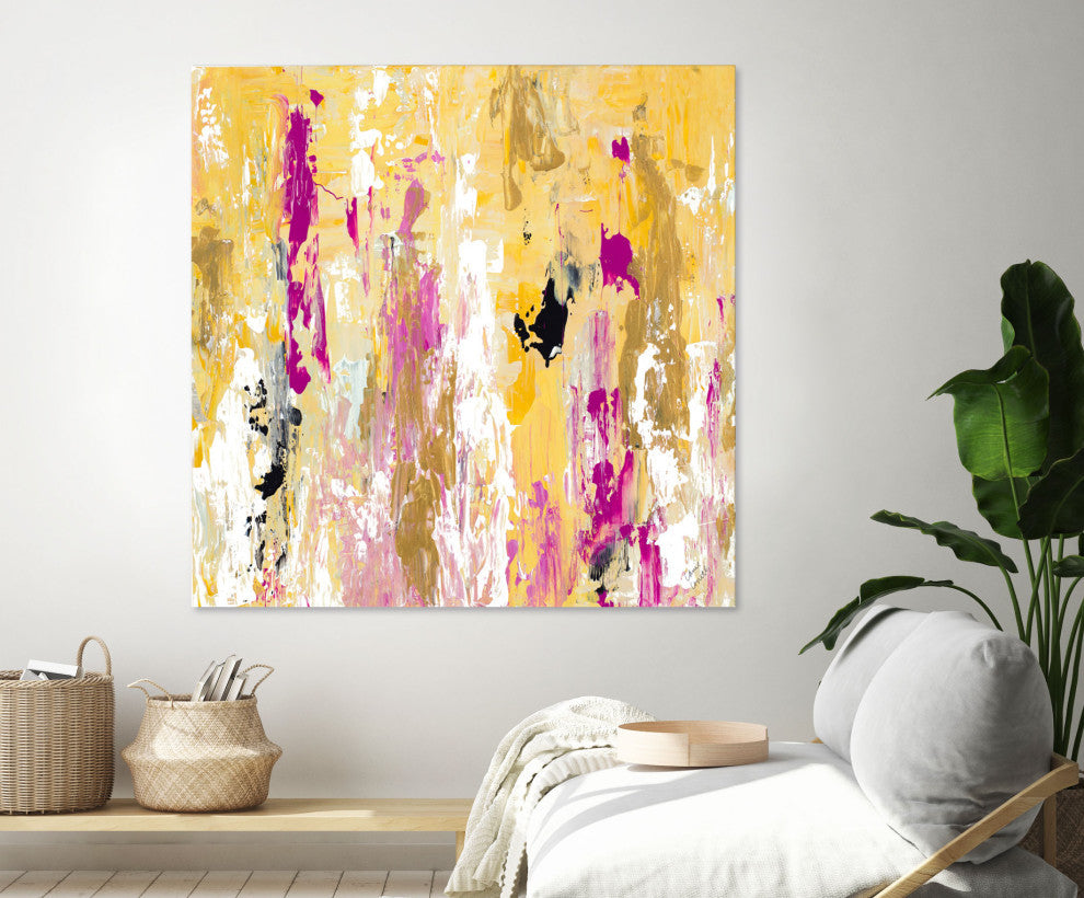 Parisian Chic Abstract II - 54 x 54 by Lanie Loreth