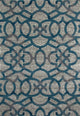 Bastille Trellis Blue 9'2"x12'4" Area Rug