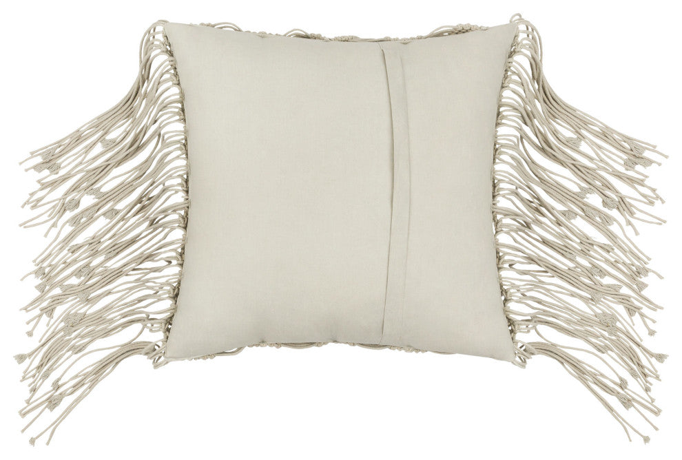 Surya Punta Seafoam Pillow Shell With Polyester Insert 14"H X 22"W