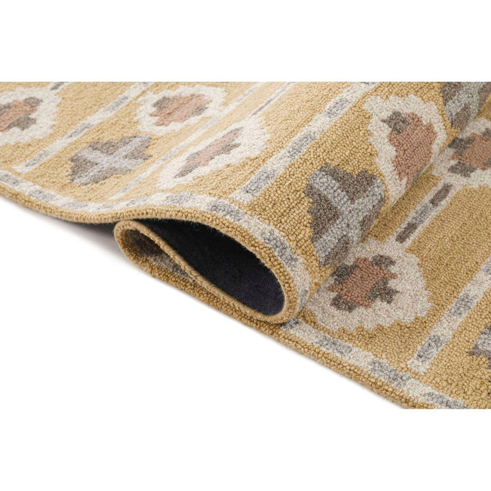 Freya Quince Area Rug, Gold, 3'x5'