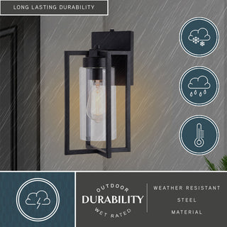 Kilbourne 5.5" Outdoor Wall Light Textured Black