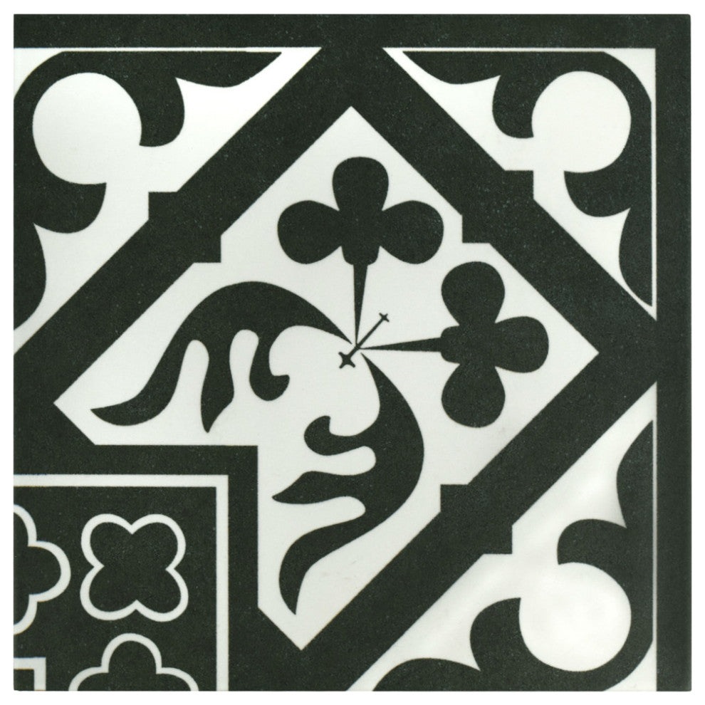 Majestic Orleans Angulo Black Porcelain Floor and Wall Trim