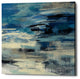 Epic Graffiti "Indigo Wave" by Silvia Vassileva, Giclee Canvas Wall Art, 18"x18"