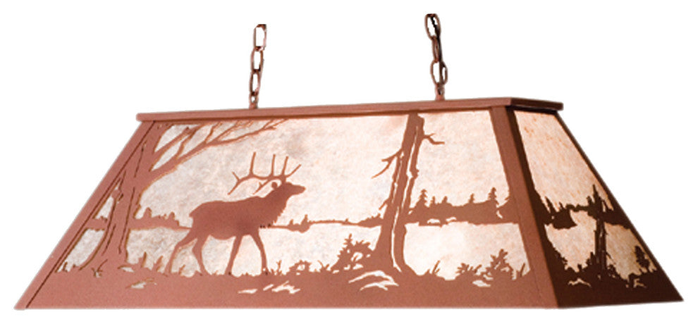 48 Long Elk at Lake Oblong Pendant