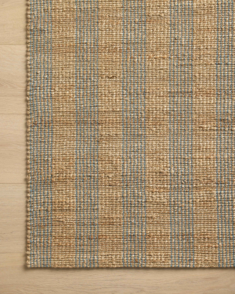 Chris Loves Julia x Loloi Judy Natural / Sky 8'-6" x 11'-6" Area Rug