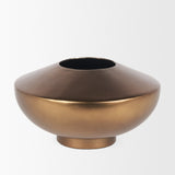 Quiana Large Gold Metal Vase