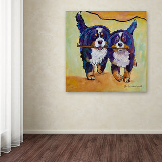 Pat Saunders-White 'Stick Together' Canvas Art, 24" x 24"