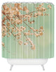 Happee Monkee Plum Blossoms Shower Curtain
