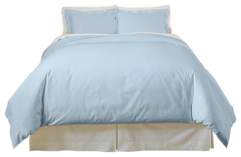 Pointehaven 500TC Duvet Set, Blue, King