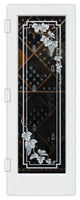Wine Door - Vineyard Grapes Cascade - Primed - 28" x 84" - Book/Slab Door