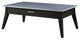 Benzara BM262101 Coffee Table With Marble Top and Angled Legs, Brown