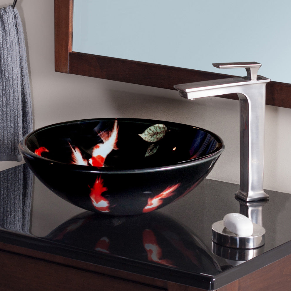 Fiche Glass Vessel Sink
