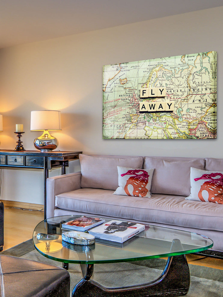 "Fly Away" Print on Canvas by Sylvia Cook