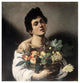 "Young Boy with Basketful of Fruit" Digital Paper Print by Caravaggio, 23"x24"