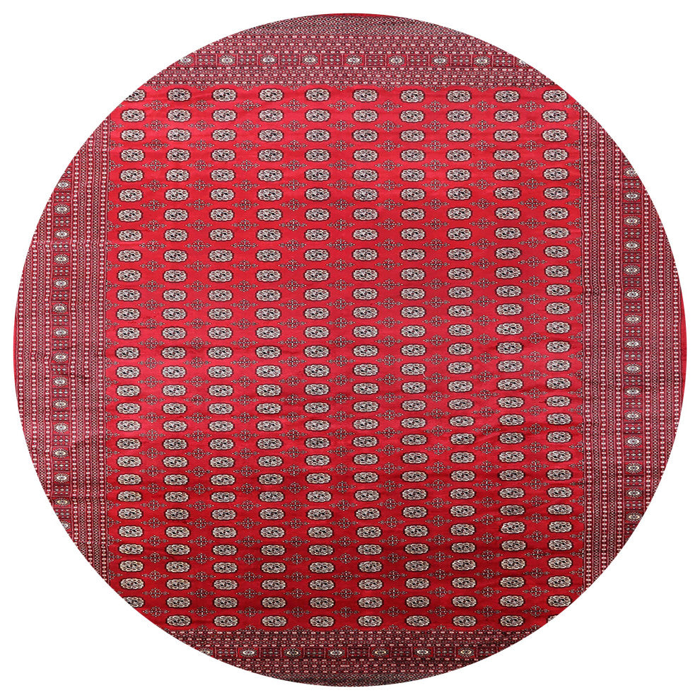 Ahgly Company Indoor Round Mid-Century Modern Area Rugs, 7' Round