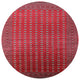 Ahgly Company Indoor Round Mid-Century Modern Area Rugs, 7' Round