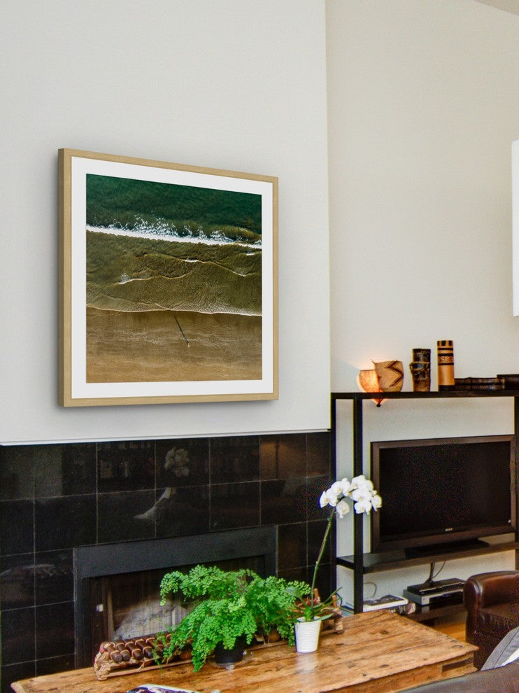 "Arriving Tide" Framed Print by Karolis Janulis