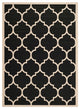 Safavieh Courtyard Cy6914-266 Black, Beige Area Rug, 6'7" X 9'6"