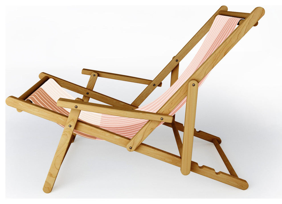 Colour Poems Color Block Line Abstract XVI Sling Chair