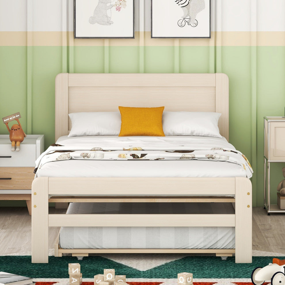 Gewnee Modern Design Twin Size Platform Bed Frame