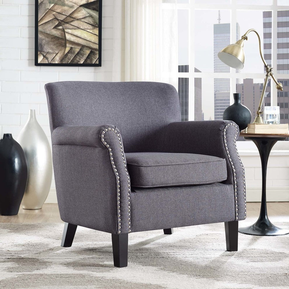 Province Upholstered Fabric Armchair