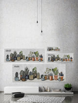 "Succulent Centerpiece" Painting Print on Wrapped Canvas