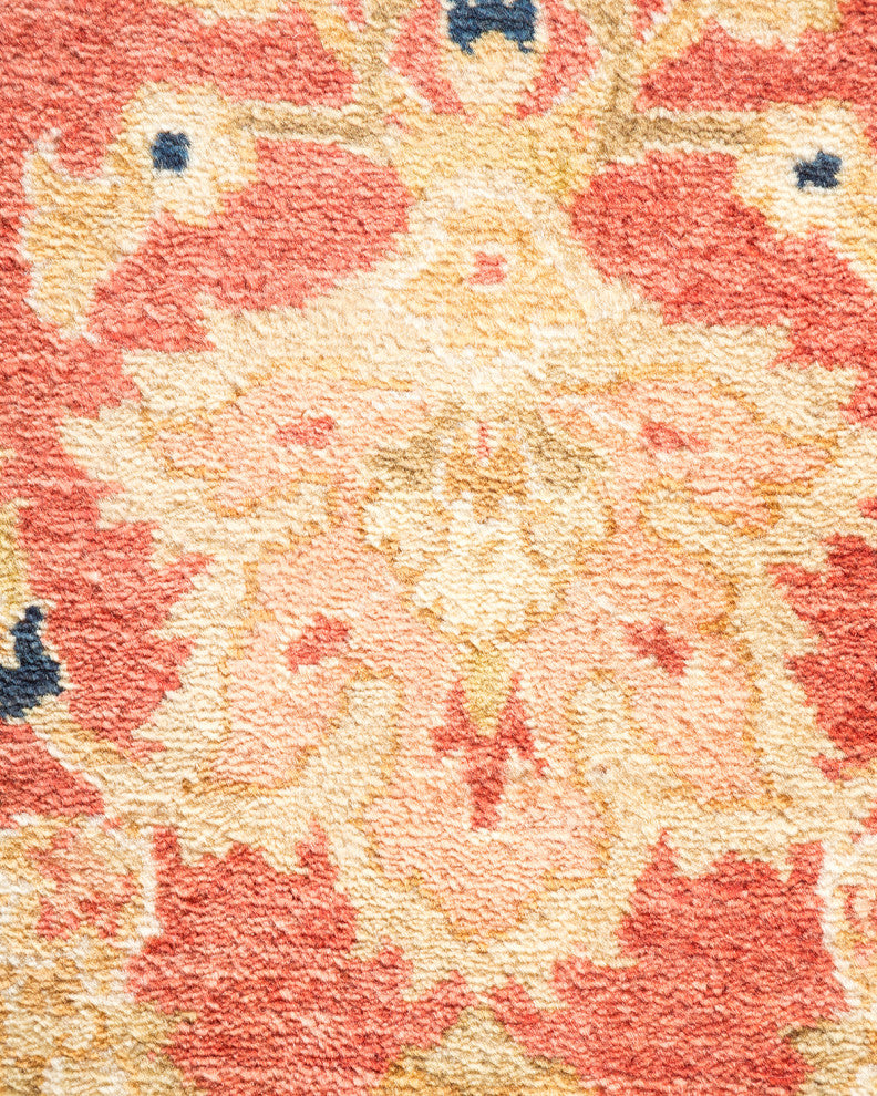 Mogul, One-of-a-Kind Hand-Knotted Area Rug Orange, 6'1"x9'3"