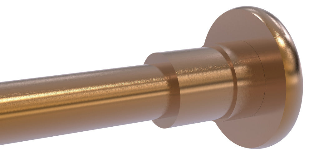 Shower Curtain Rod Brackets, Brushed Bronze