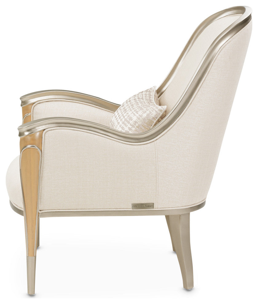 Villa Cherie Accent Chair - Pearl/Caramel