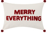 Merry Everything Boucle Embroidered Pillow