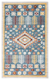 Aqua Gypsy Area Rug, Blue, 5'x7'
