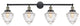 Innovations 215-BAB-G664-7 4 Light Bath Vanity Light, Black Antique Brass