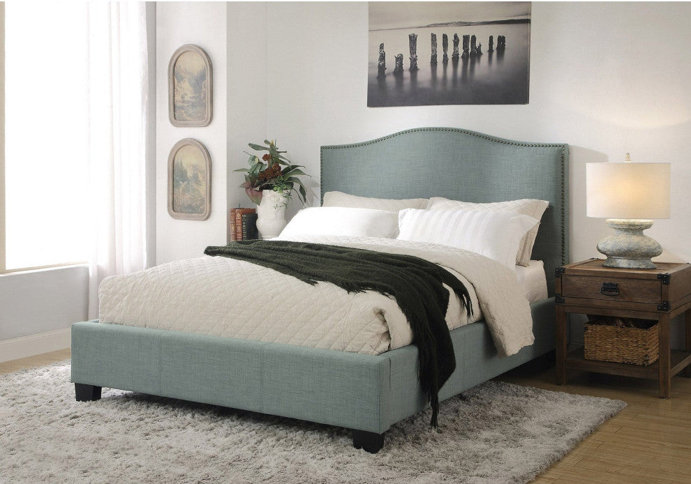 Modus Geneva Full Ariana Platform Bed, Bluebird