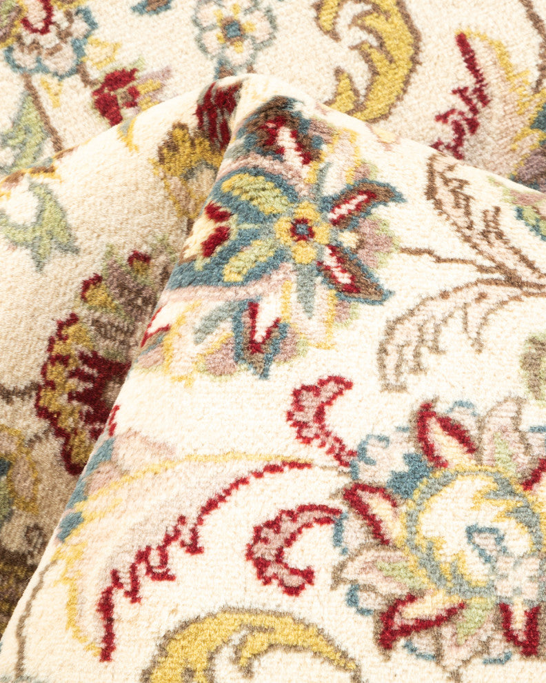 Mogul, One-of-a-Kind Hand-Knotted Area Rug Ivory, 4' 1" x 6' 7"