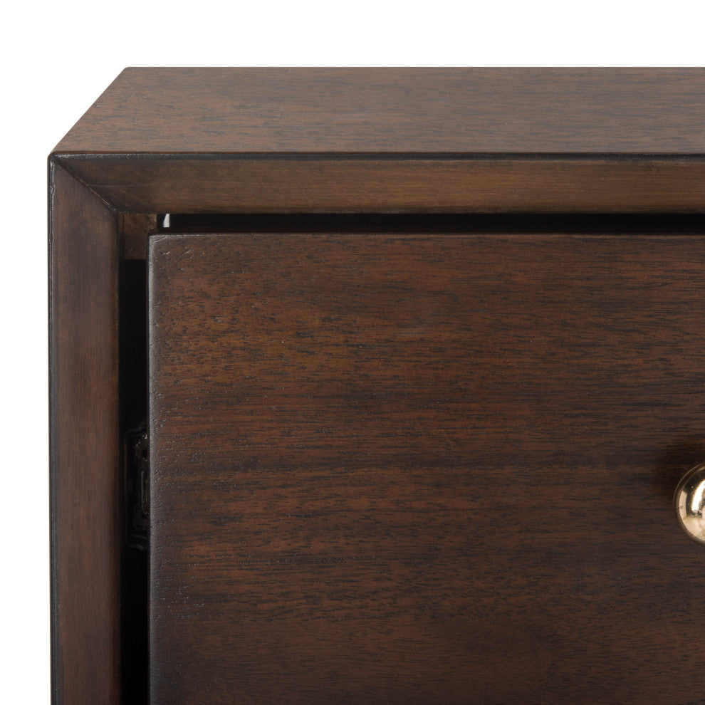 Safavieh Couture Madden Retro Dresser, Walnut