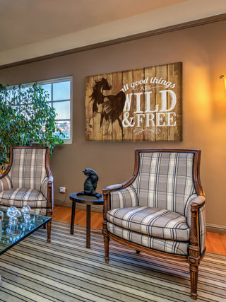 "Wild and Free 2" Painting Print on Wrapped Canvas