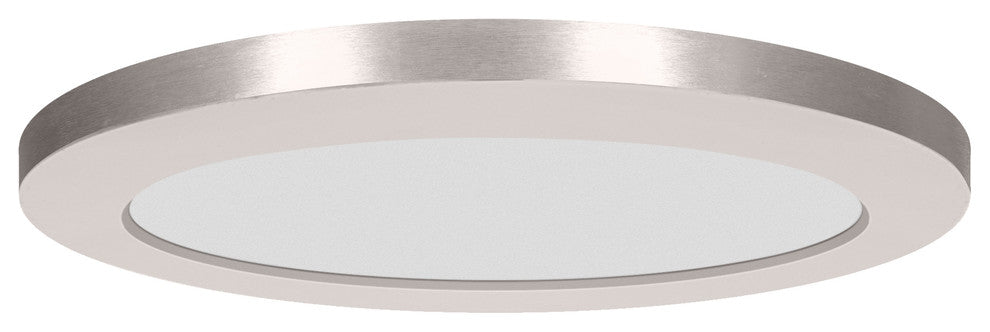 Access Modplus Round 12" LED Flush, 120-277v, Steel/Acrylic - 20838LEDD-BS-ACR