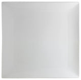 Whittier Coupe Squares Platter, White, 14''