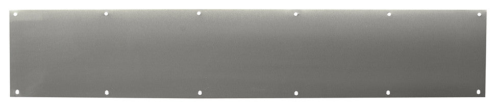 Door Kickplate, 6"x34", Stainless Steel