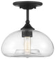 1-Light Ceiling Light, Matte Black