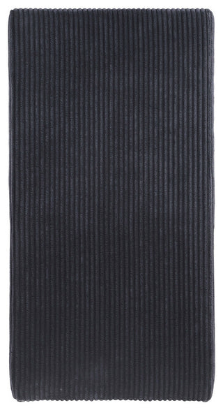 Benson Upholstered Dining Chair, Black, Microsuede Corduroy