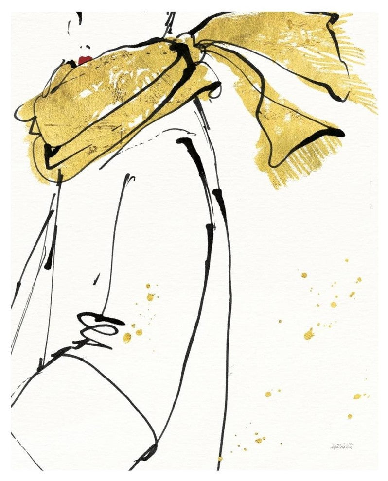 "Fashion Strokes II" Digital Paper Print by Anne Tavoletti, 22"x26"