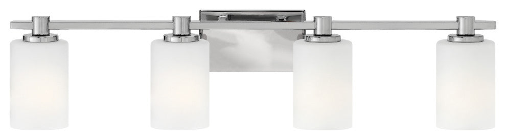 Hinkley Karlie Bathroom Vanity Light, Chrome, 4 Light